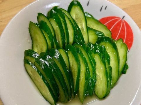 簡単!白だしとわさびできゅうりの漬物